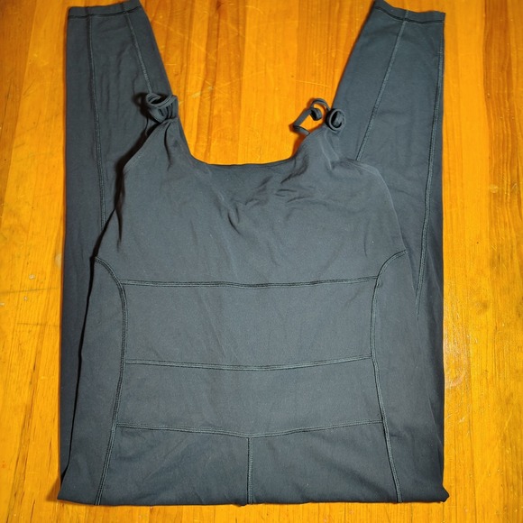 GAME US Womens Black Nylon Lycra Jumpsuit Adjustable Strap - Size M - Picture 1 of 11
